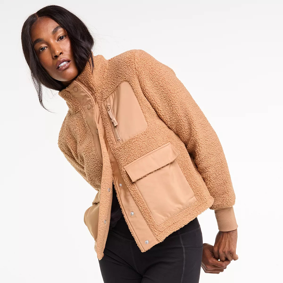 Women's FLX Boucle Bomber Jacket | Kohl's