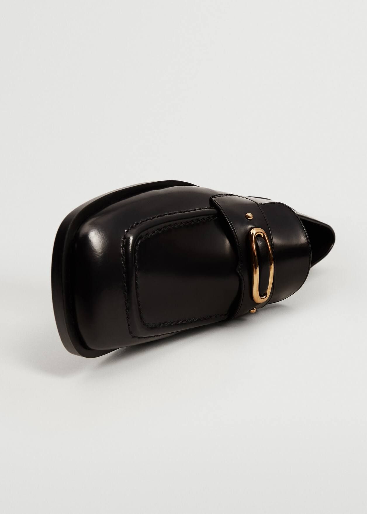 Buckle leather moccasins | MANGO (US)