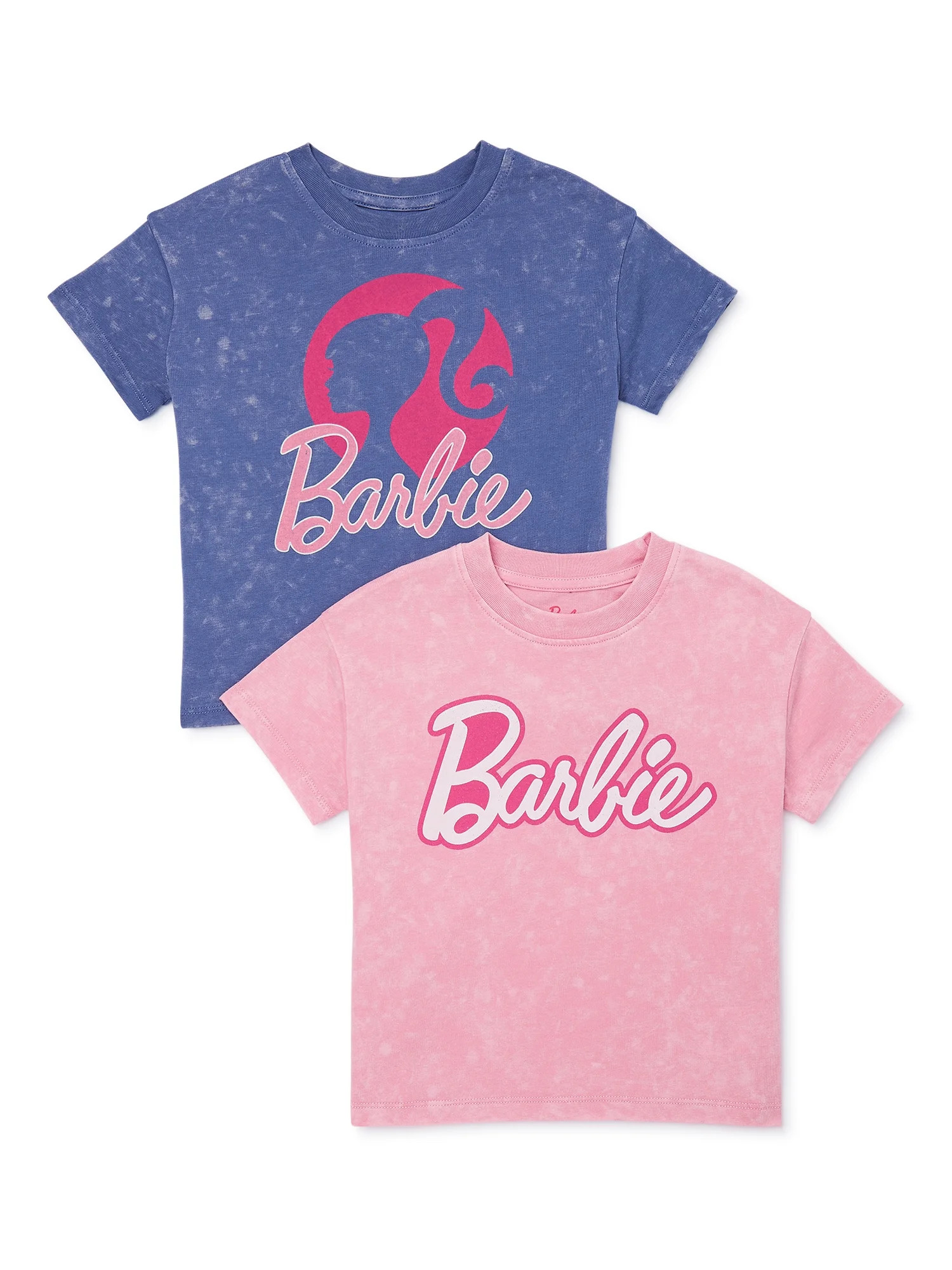 Barbie Baby and Toddler Girls Graphic Tee, 2-Pack, Sizes 12M-5T - Walmart.com | Walmart (US)
