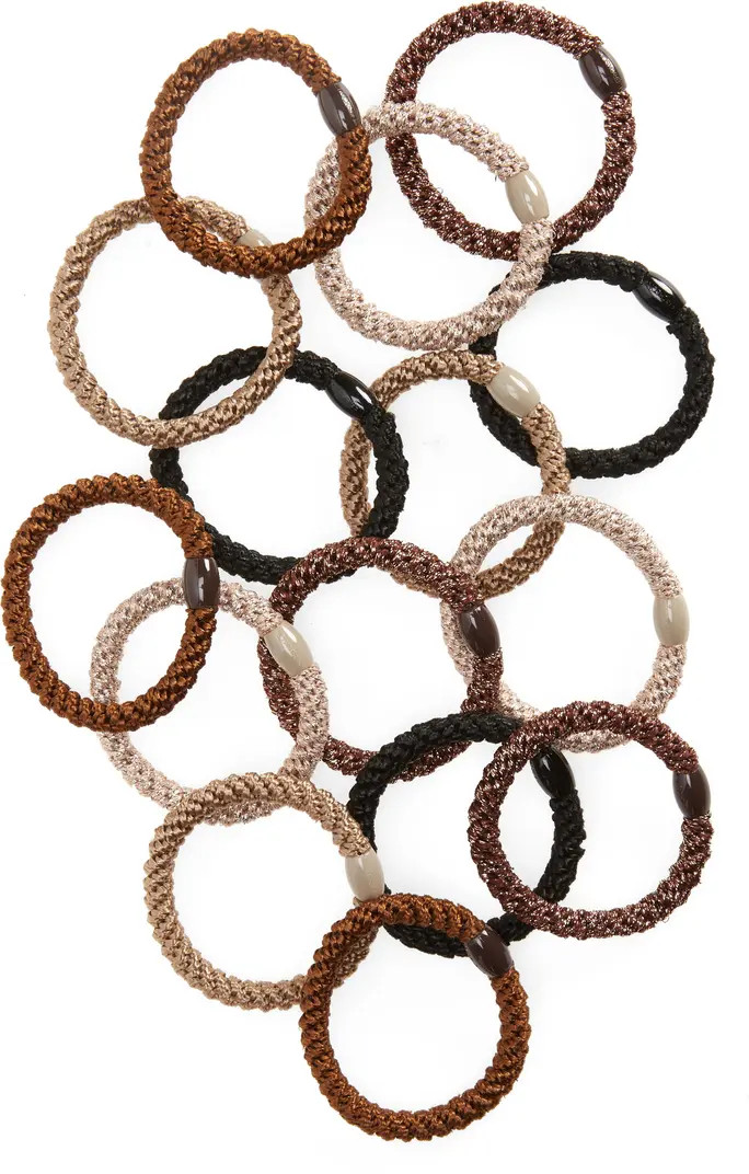 Grab & Go 15-Pack Braided Ponytail Holders | Nordstrom