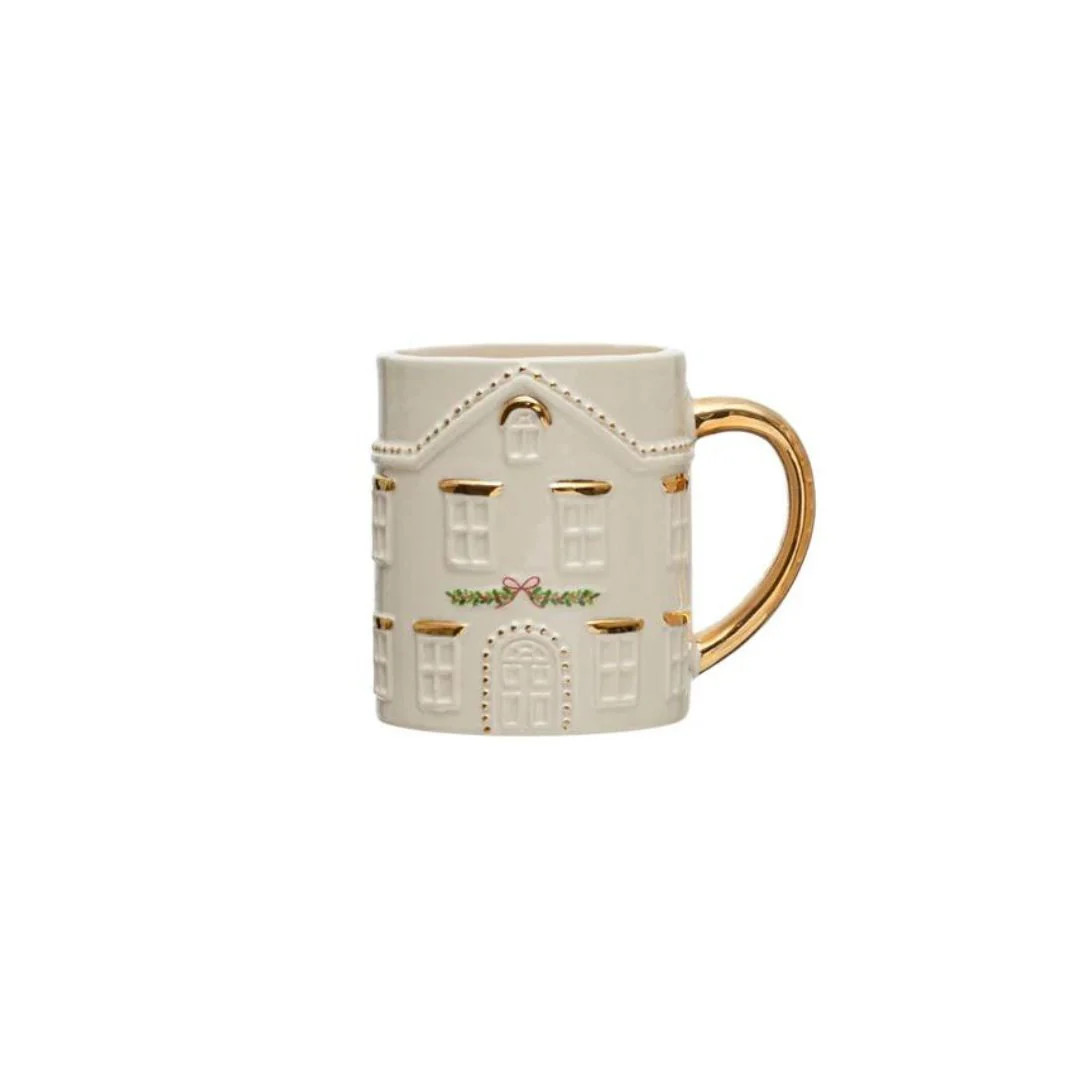 Holiday Home Mug | Pink Antlers