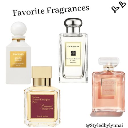 Some of my favorite fragrances - 
Would be a perfect gift for the holidays 

Perfumes - beauty - gifts for her - Christmas - holiday gift - gift guide - 

#LTKHoliday #LTKGiftGuide #LTKbeauty