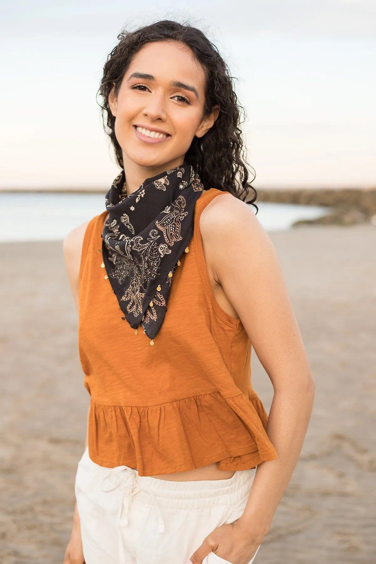 Paisley Charm Bandana | Saachi