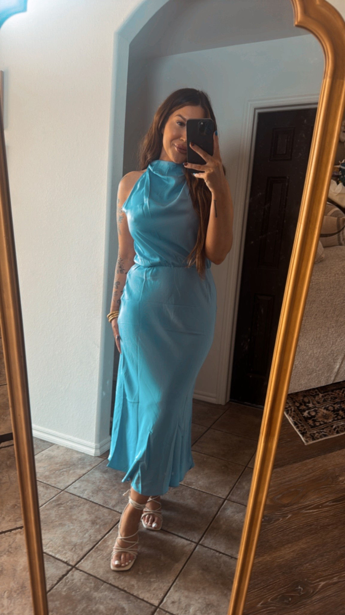 Wedding guest dress idea! 

150lbs 5’3 size Med 
36DD 

#LTKWedding #LTKShoeCrush #LTKStyleTip