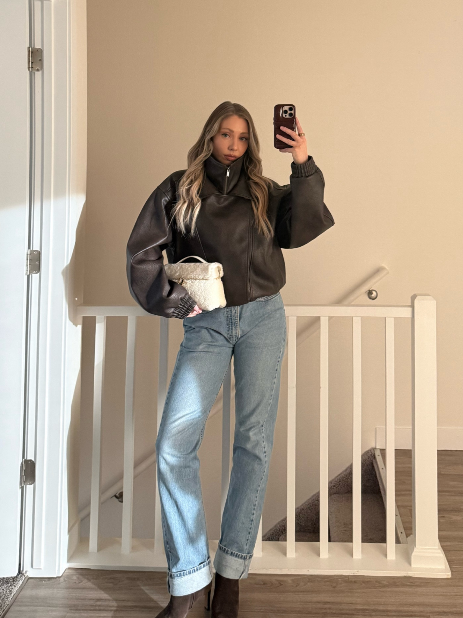 Size medium in jacket 🐻 

#LTKootd #LTKSeasonal #LTKgrwm