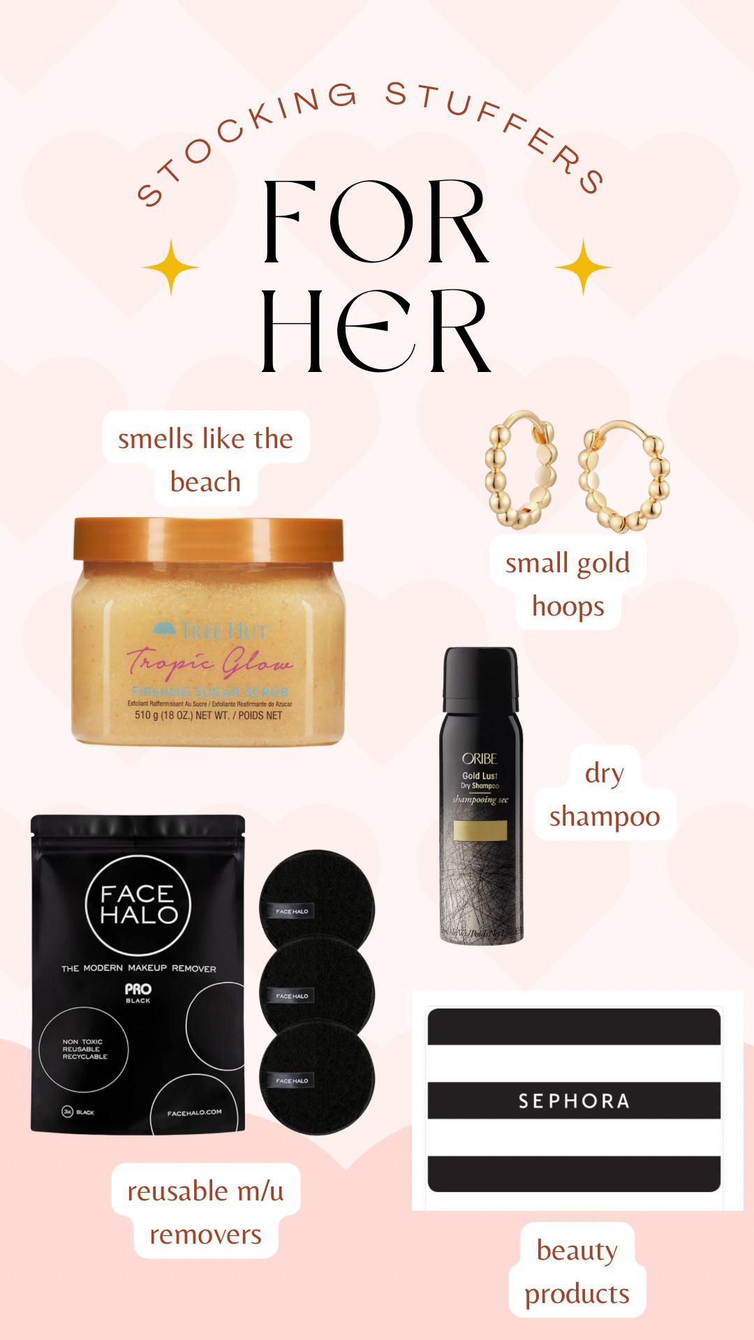 Stocking stuffer ideas, stocking stuffers from Amazon, stocking stuffers from Sephora, stocking stuffer ideas for her, holiday gift guide

#LTKHoliday #LTKGiftGuide #LTKbeauty