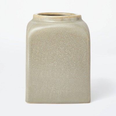 Modern Green Ceramic Vase - Threshold&#8482; designed with Studio McGee | Target