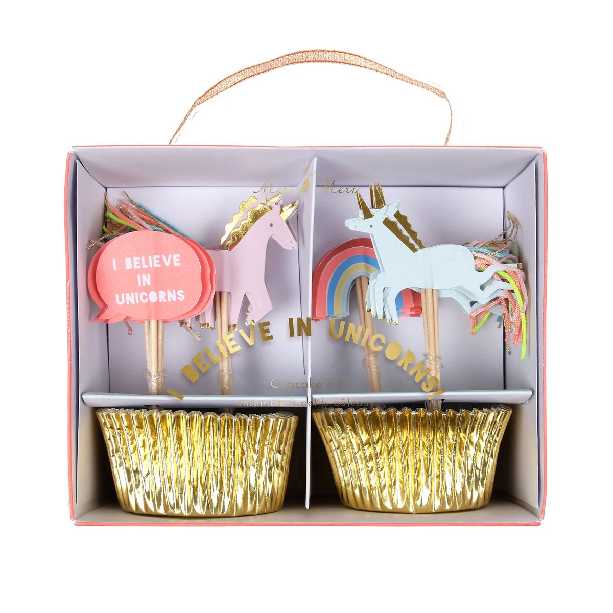 I Believe In Unicorns Cupcake Kit (x 24 toppers) | Meri Meri