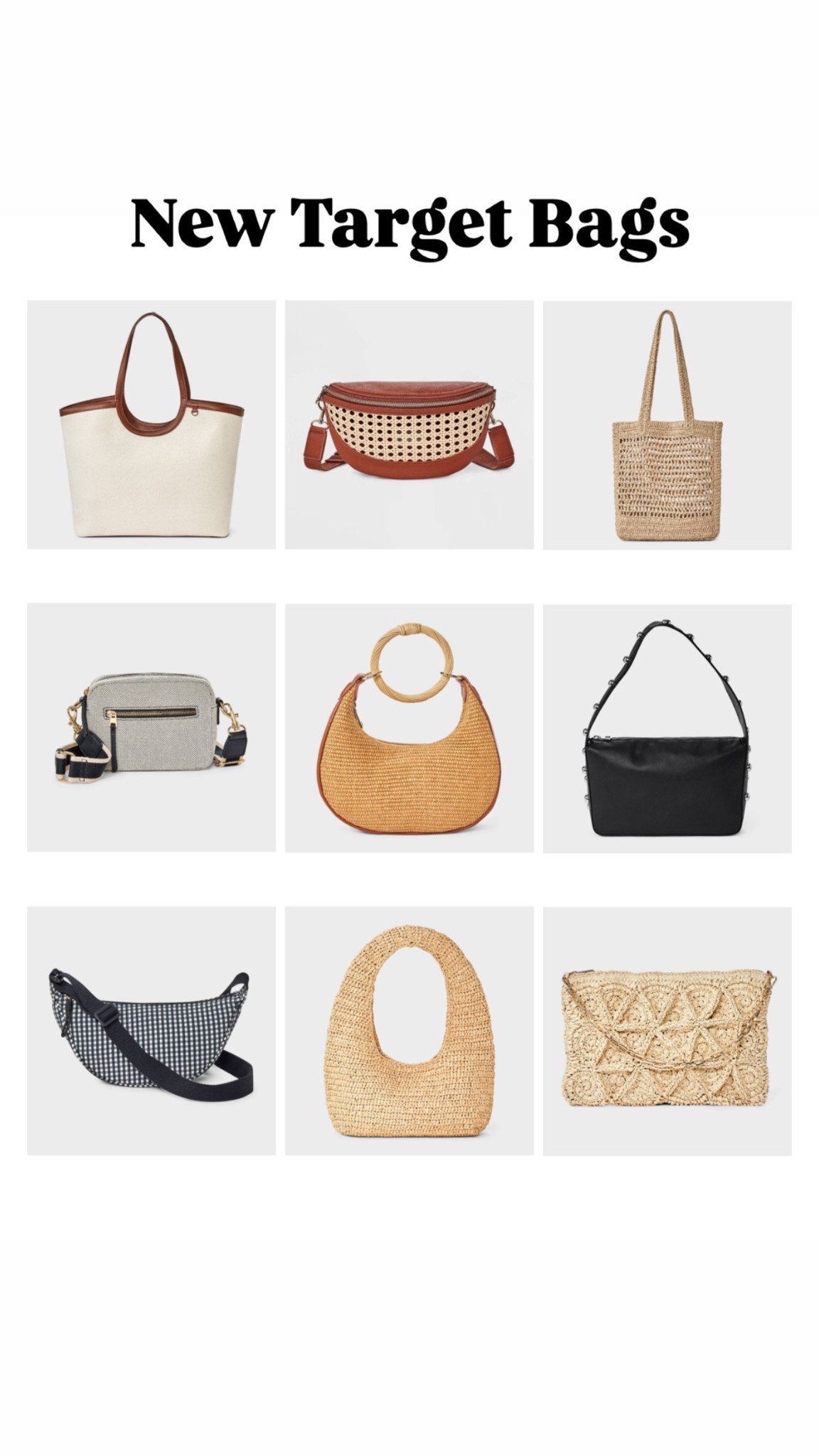 Target new arrivals 
Bags

#LTKFindsUnder50 #LTKItBag