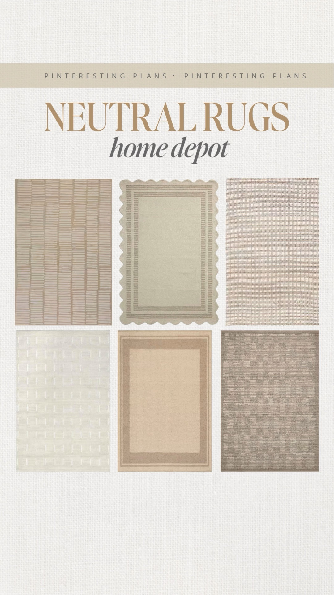 Neutral rugs Home Depot 🙌🏻🙌🏻

#LTKdayinmylife #LTKSeasonal #LTKHome