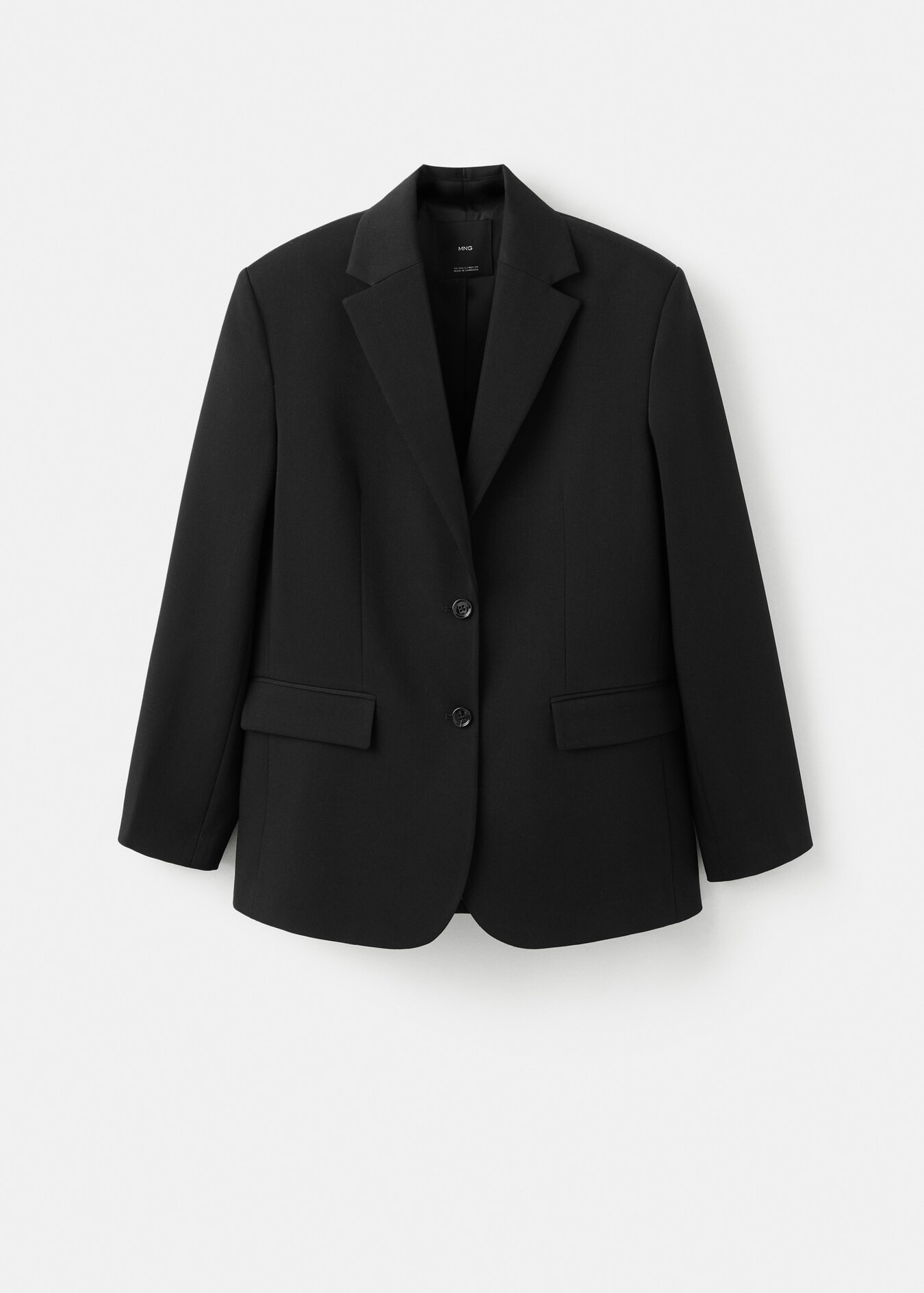 Straight blazer with flap pockets | Mango (US/MX/AU)
