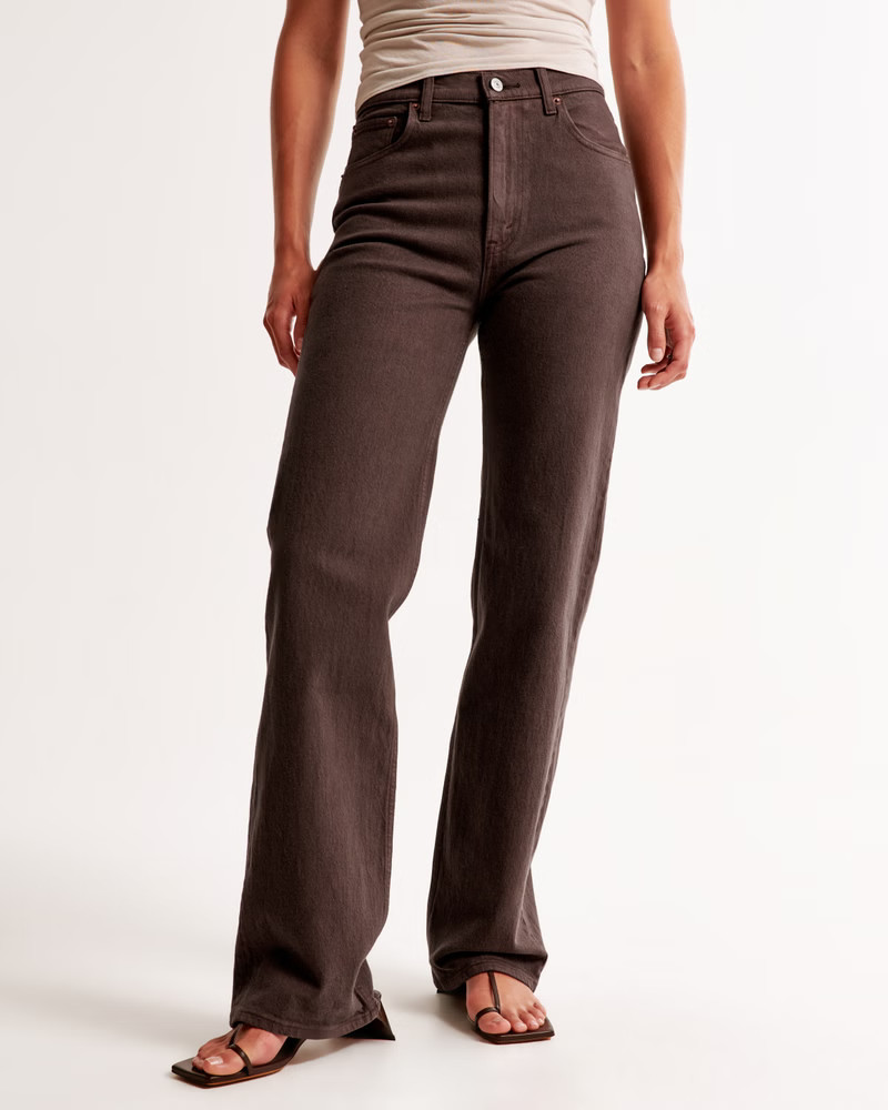 High Rise 90s Relaxed Jean | Abercrombie & Fitch (US)
