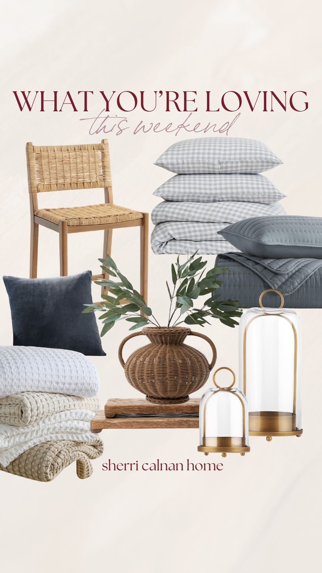 This weekend’s most loved finds include woven dining chairs, cozy quilt bedding, neutral throw blankets, decorative lanterns, wicker vases, and classic home accents. These pieces bring warmth, texture, and timeless style to any room.

weekend home favorites, woven dining chair, quilt bedding set, neutral throw blanket, decorative lantern decor, wicker vase styling, cozy home accents, layered neutral decor, timeless home styling, sherricalnanhome

#LTKHome