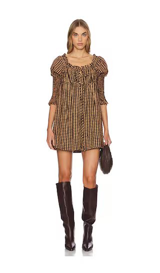 Star Dip Mini Dress in Black Combo | Revolve Clothing (Global)