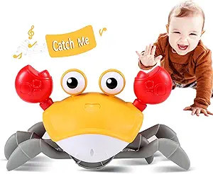 Crawling Crab Baby Toy Gifts: Tummy Time Toys Walking Dancing Cute Essentials Electric Induction ... | Amazon (US)