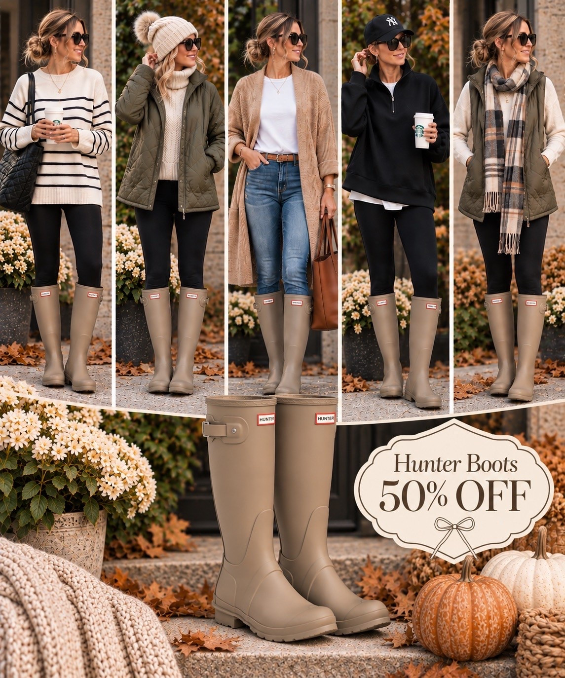 Lots of ways to style hunter rain boots!!👌NEVER see them at HALF OFF!!!🚨

#LTKSaleAlert #LTKTravel #LTKmomlife