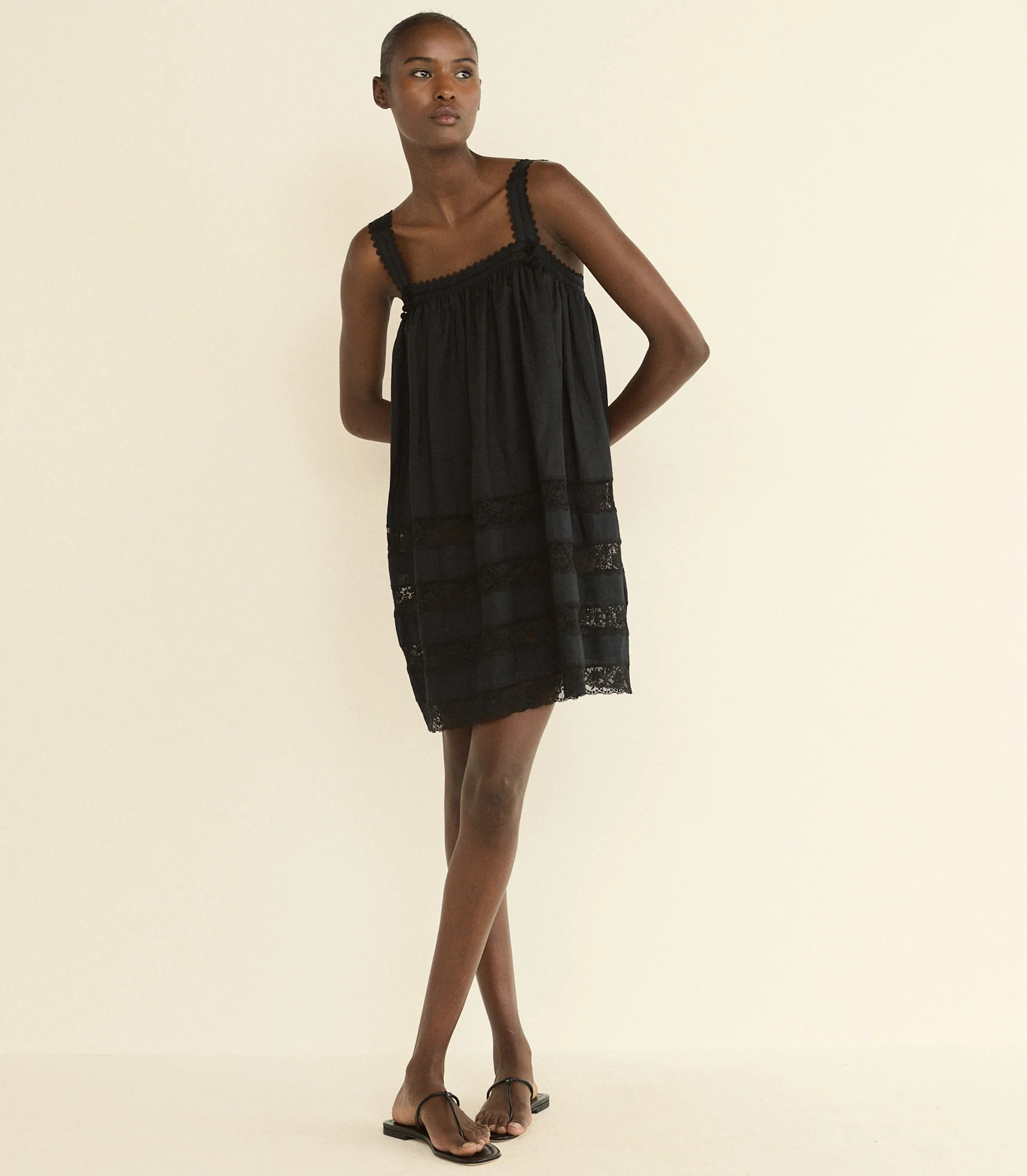 ALOISE DRESS -- BLACK | DOEN