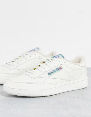 Reebok Club C 85 Vintage sneakers in chalk with terry | ASOS (Global)