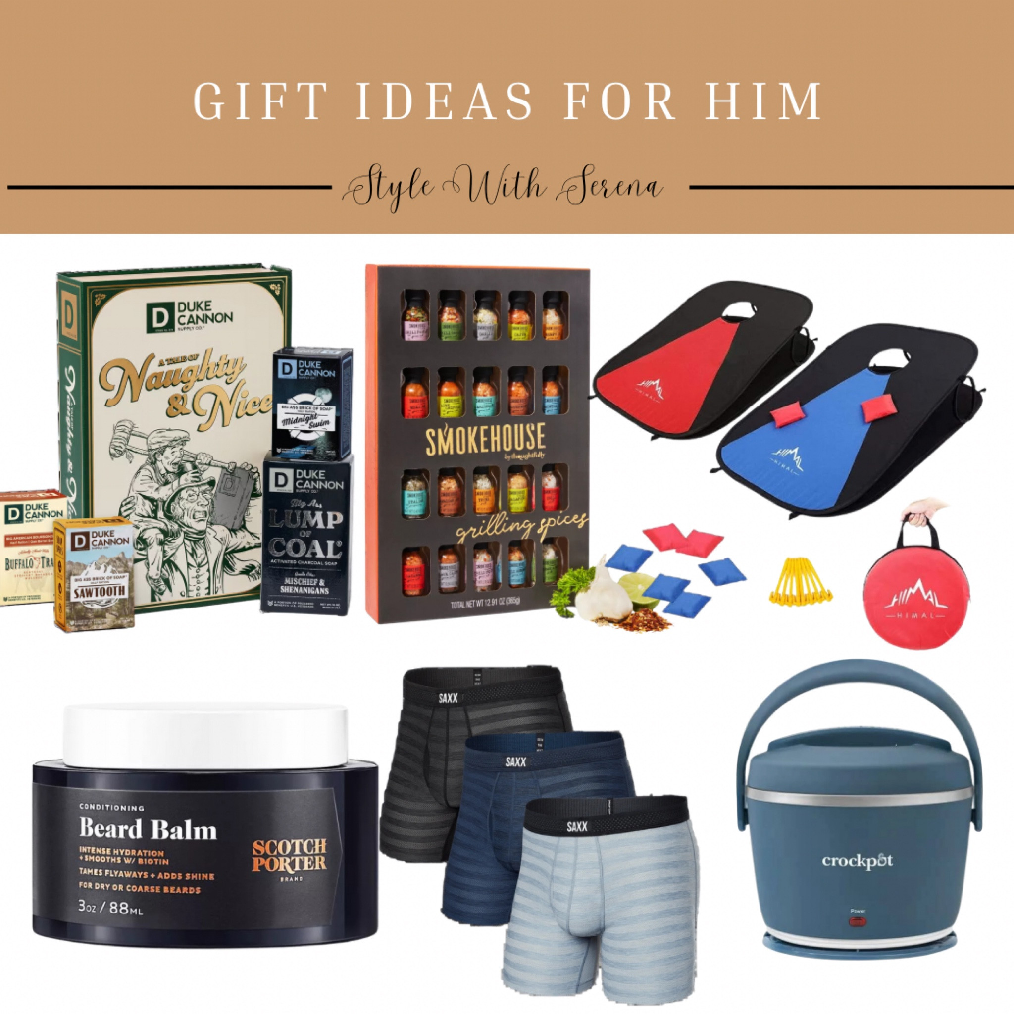 Gift ideas for him, gift guide, guy gifts, gifts for men, men gift guide, holiday gifts 

#LTKSeasonal #LTKGiftGuide #LTKHoliday