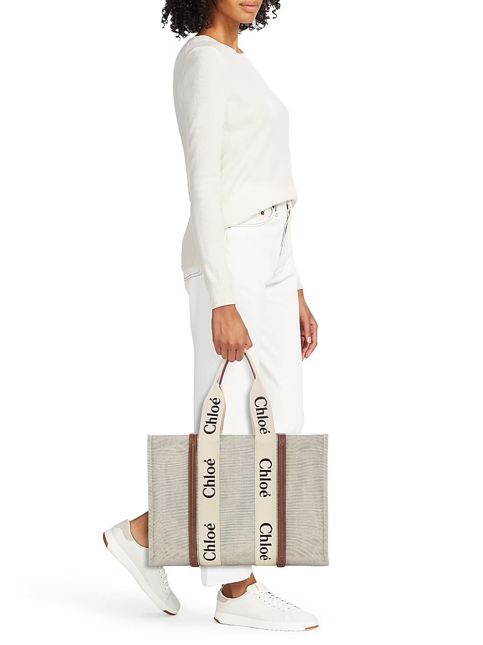 Large Woody Canvas Tote | Saks Fifth Avenue