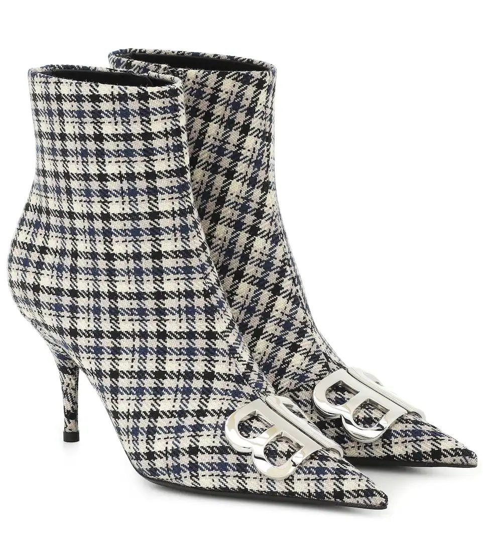 BB checked ankle boots | Mytheresa (UK)