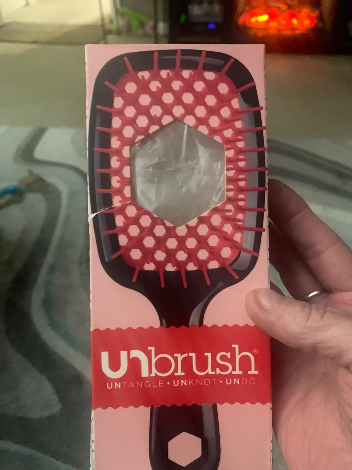 FHI Heat UNbrush Detangling Brush for Pain-Free Brushing on All Wet or Dry Hair Types — Durable DuoFlex Anti-Static Bristles, Lightweight Handle, Vented Hair Brush | Amazon (US)