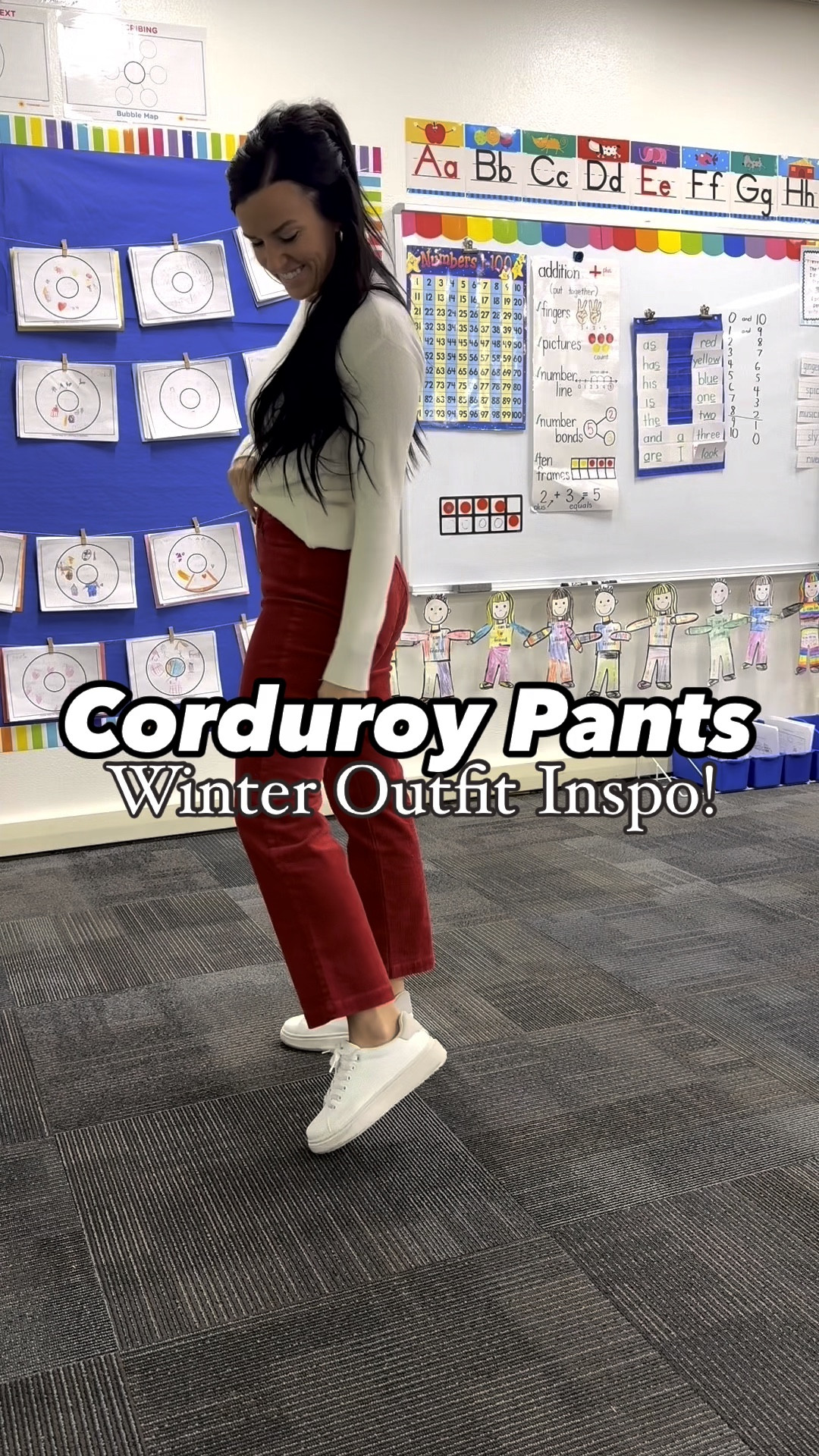 Corduroy pants outfit! ♥️ The red is perfect for the holiday season! 



SIZE and FIT: (I’m 5’5” and wear a size 4/27 for reference.)
• Straight leg corduroy pants fit TTS, I’m in a 4/27. They come in petite and tall sizes too in some colors.
• My crewneck sweater is old from lost, but I am linking similar Ivory colored sweaters.
• My white Sneakers fit TTS and have been nice and comfy to wear to work!


@loft #loveloft #loftimist #holidayoutfit #corduroypants #teacheroutfit #casualstyle #affordablefashion #ltksalealert #ltkfindsunder50 #ltkholidaystyle loft finds teachers outfit of the day

#LTKWorkwear #LTKHoliday #LTKParties