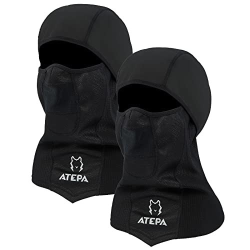ATEPA Standard Balaclava Thermal Winter Snowboarding Motorcycling Windproof Ski Face Mask Men Women, Black, One Size | Amazon (US)