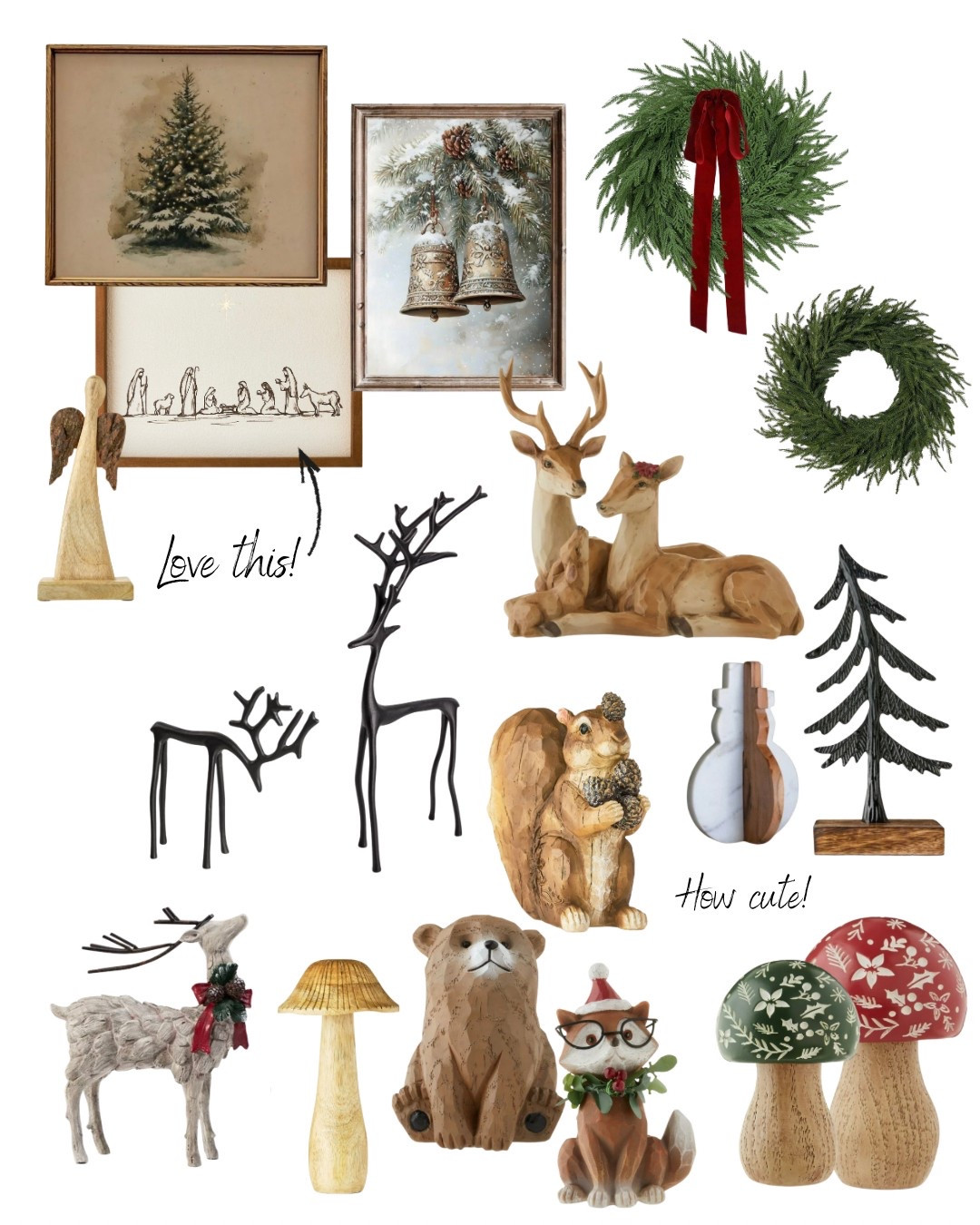 Walmart neutral Christmas decor! 

#LTKHoliday #LTKSeasonal #LTKHome