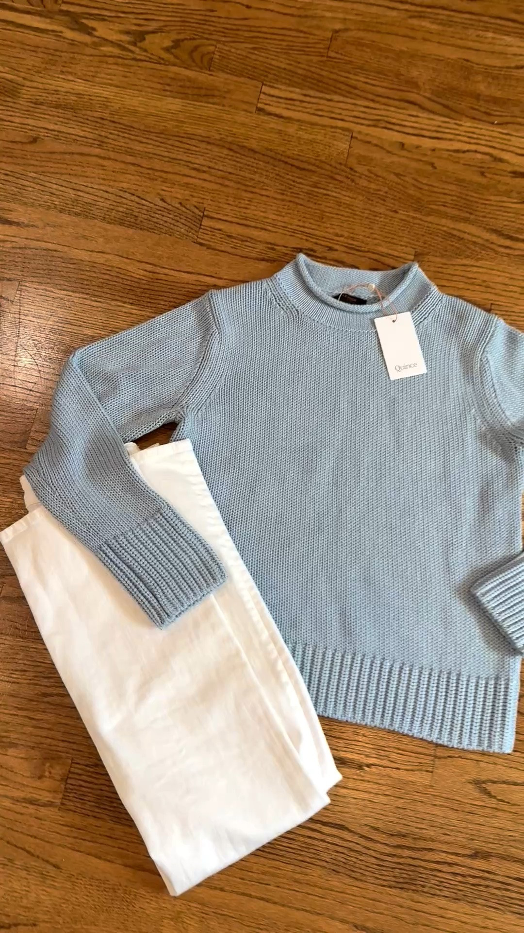 Love this @Quince rollneck sweater!! #onequince #quincepartner