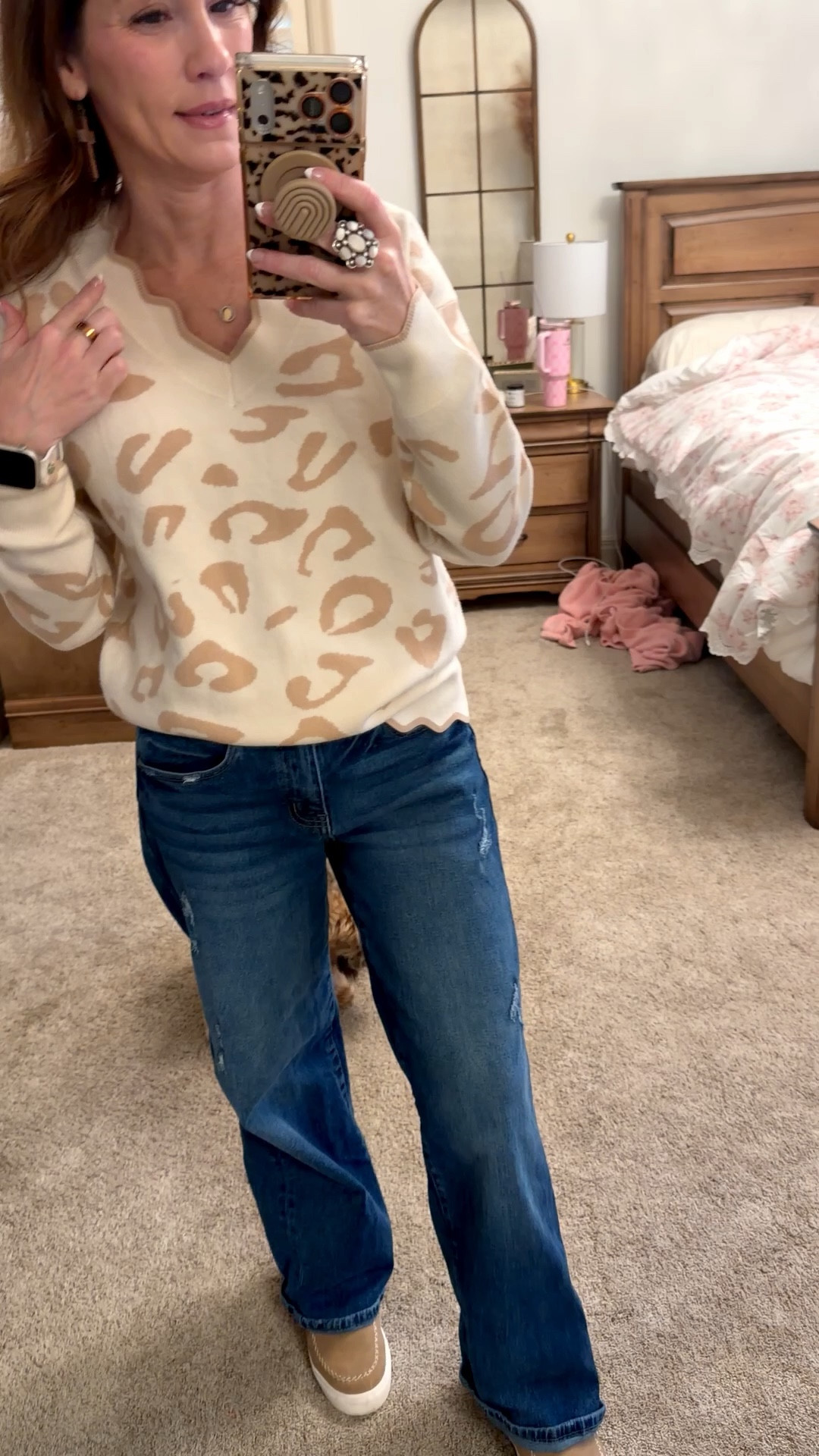 💖 it went from 65 to 19 and snow everywhere in a matter of 12 hours ❄️☃️🤦🏻‍♀️

Perfect sweater for the in between seasons! 

#LTKmorningroutine #LTKOver40 #LTKdayinmylife