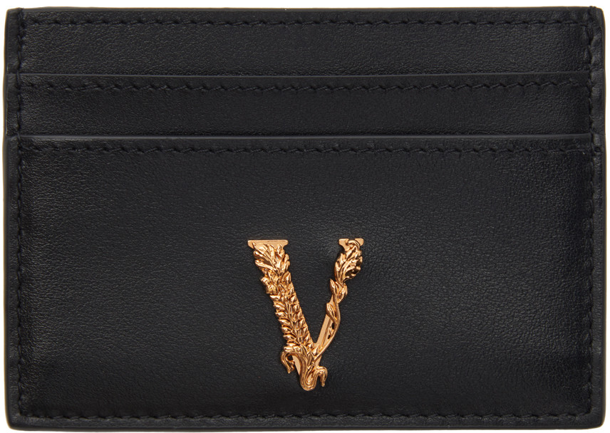 Black Vitrus Card Holder | SSENSE