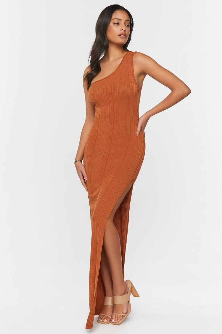Ribbed One-Shoulder Maxi Dress | Forever 21 (US)