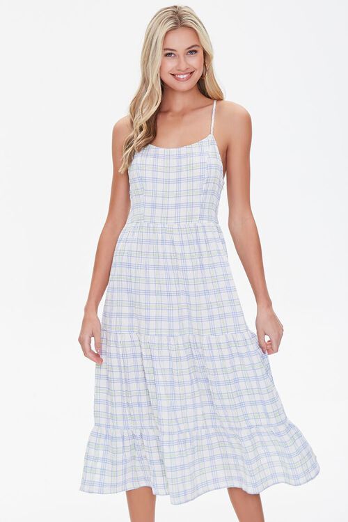 Plaid Cami Midi Dress | Forever 21 (US)