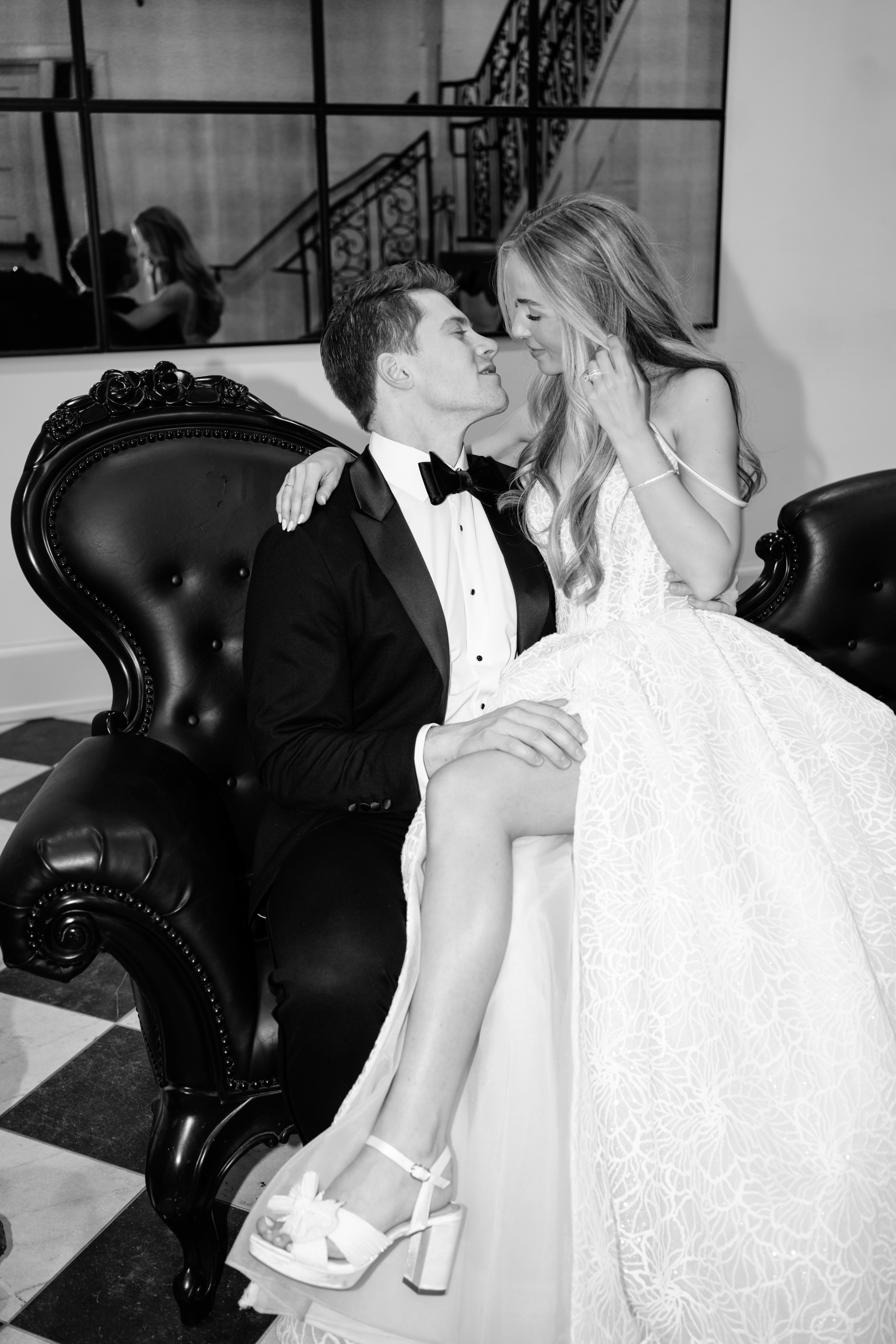 Black tie wedding style. 

 #LTKWedding