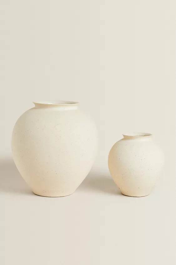 TEXTURED CERAMIC VASE | Zara UK