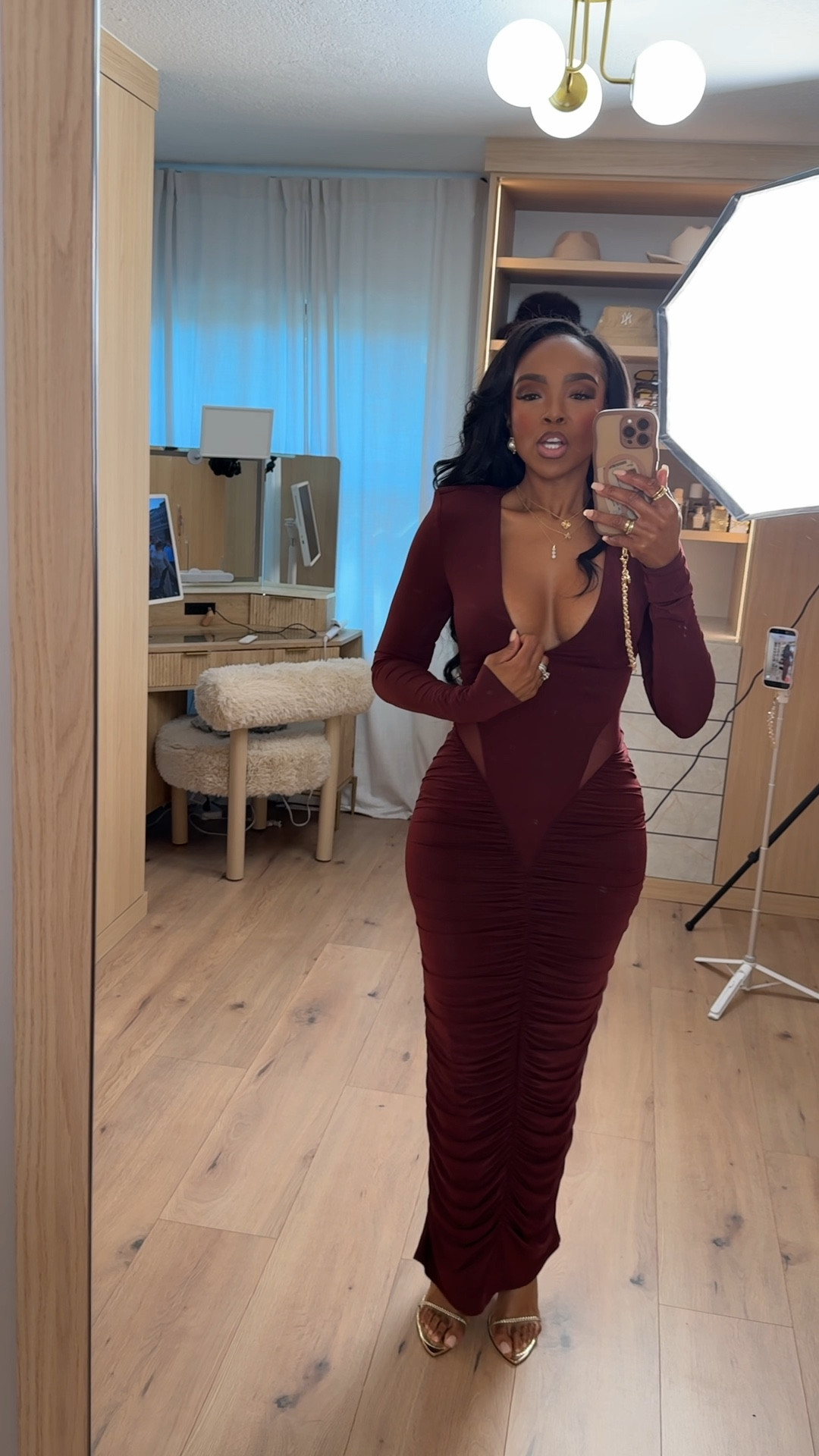 Holiday dress unlocked 

Size small I’m 5’4 | 140lbs | 36D -27 -40  IG & YT: kirasfashionfinds TT: kiraabboud 

#LTKHoliday