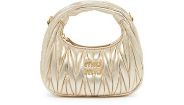 Wander quilted nappa hobo mini bag - MIU MIU | 24S (APAC/EU)