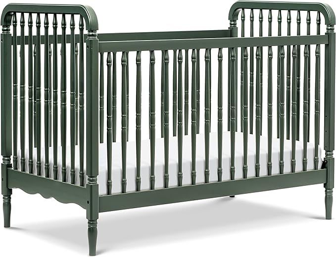 Namesake Liberty 3-in-1 Convertible Spindle Crib with Toddler Bed Conversion Kit in Forest Green,... | Amazon (US)