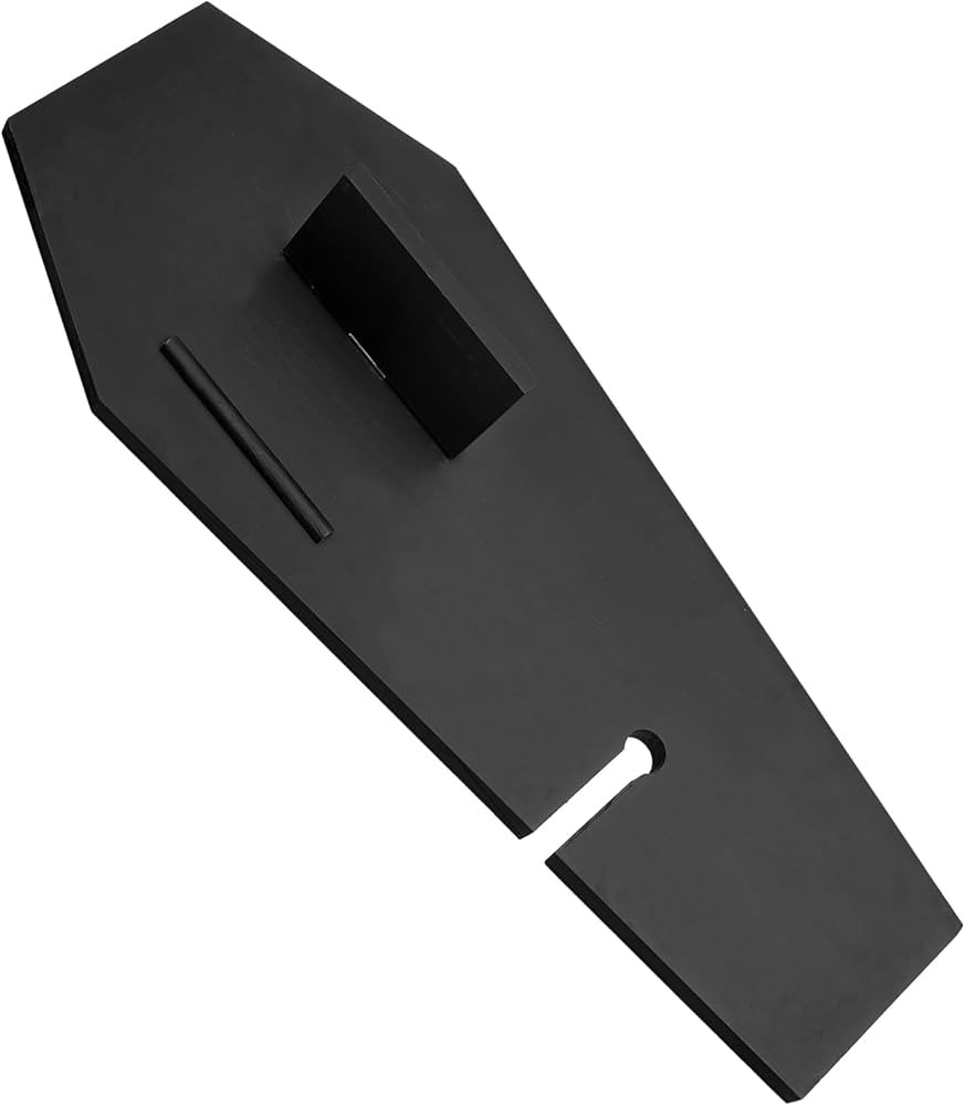 Barydat Halloween Coffin Bath Tray with Wine Notch Goth Bathtub Tray with Book Tablet Stand Batht... | Amazon (US)