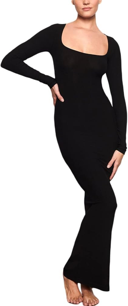 Women Y2k Floral Print Spaghetti Strap Backless Dress Long Bodycon Split Cami Dress Sleeveless Ho... | Amazon (US)