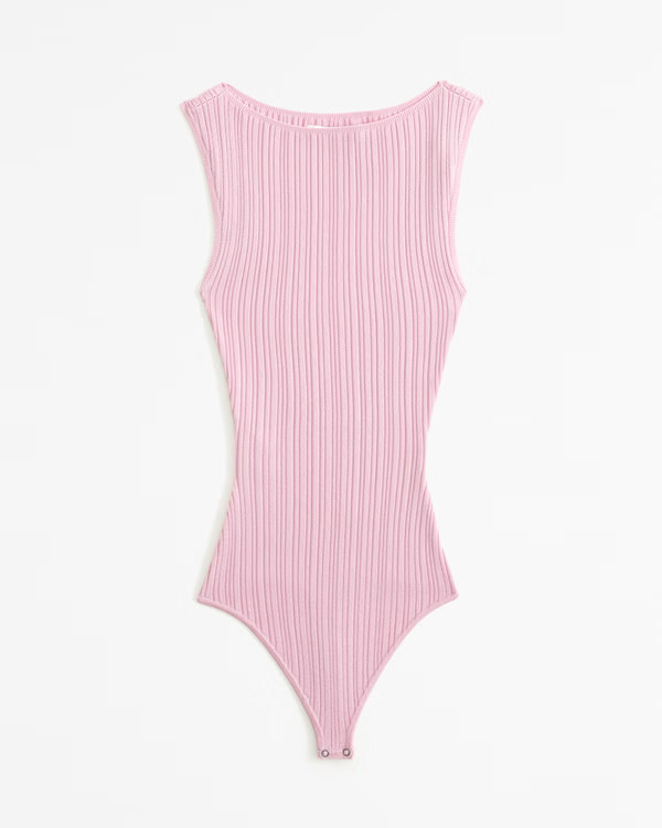Glossy Slash Bodysuit | Abercrombie & Fitch (US)