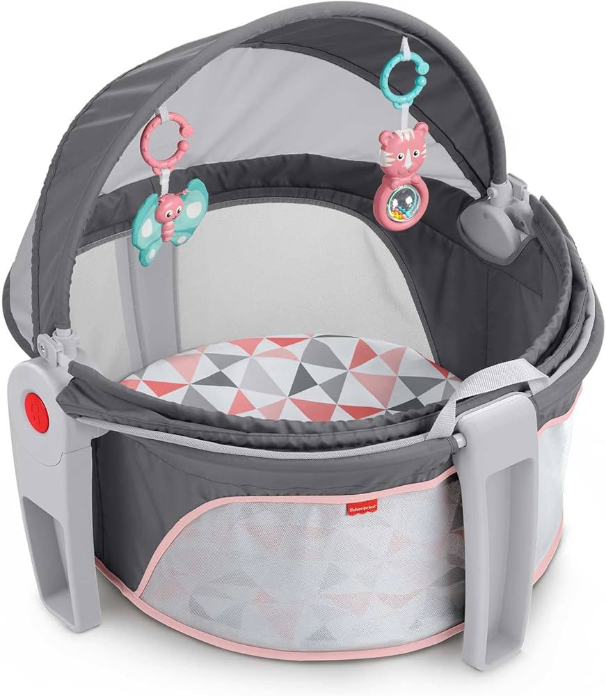 Fisher-Price Portable Bassinet and Play Space On-the-Go Baby Dome with Developmental Toys and Can... | Amazon (US)