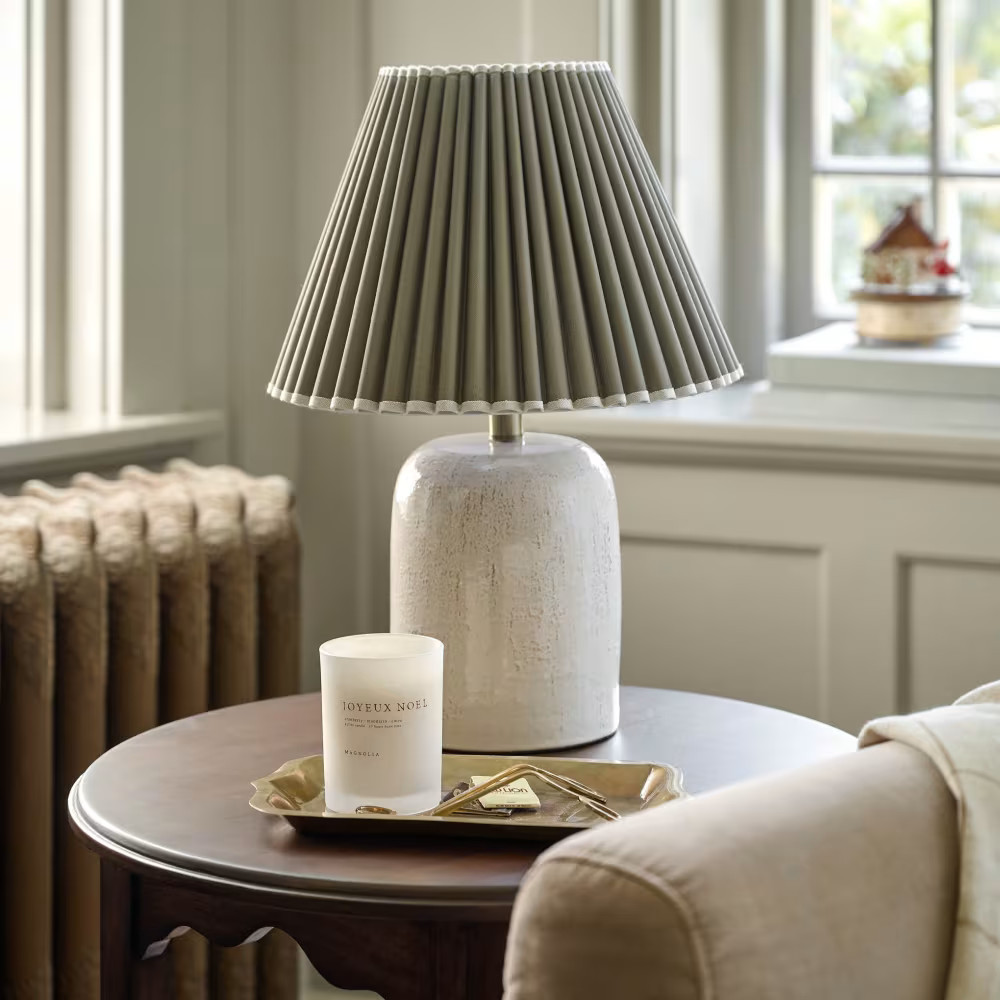 Farrah Table Lamp - Textured Cream | Magnolia