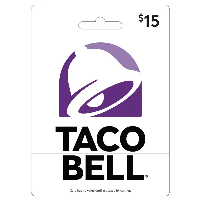 Taco Bell $15 Gift Card | Walmart (US)