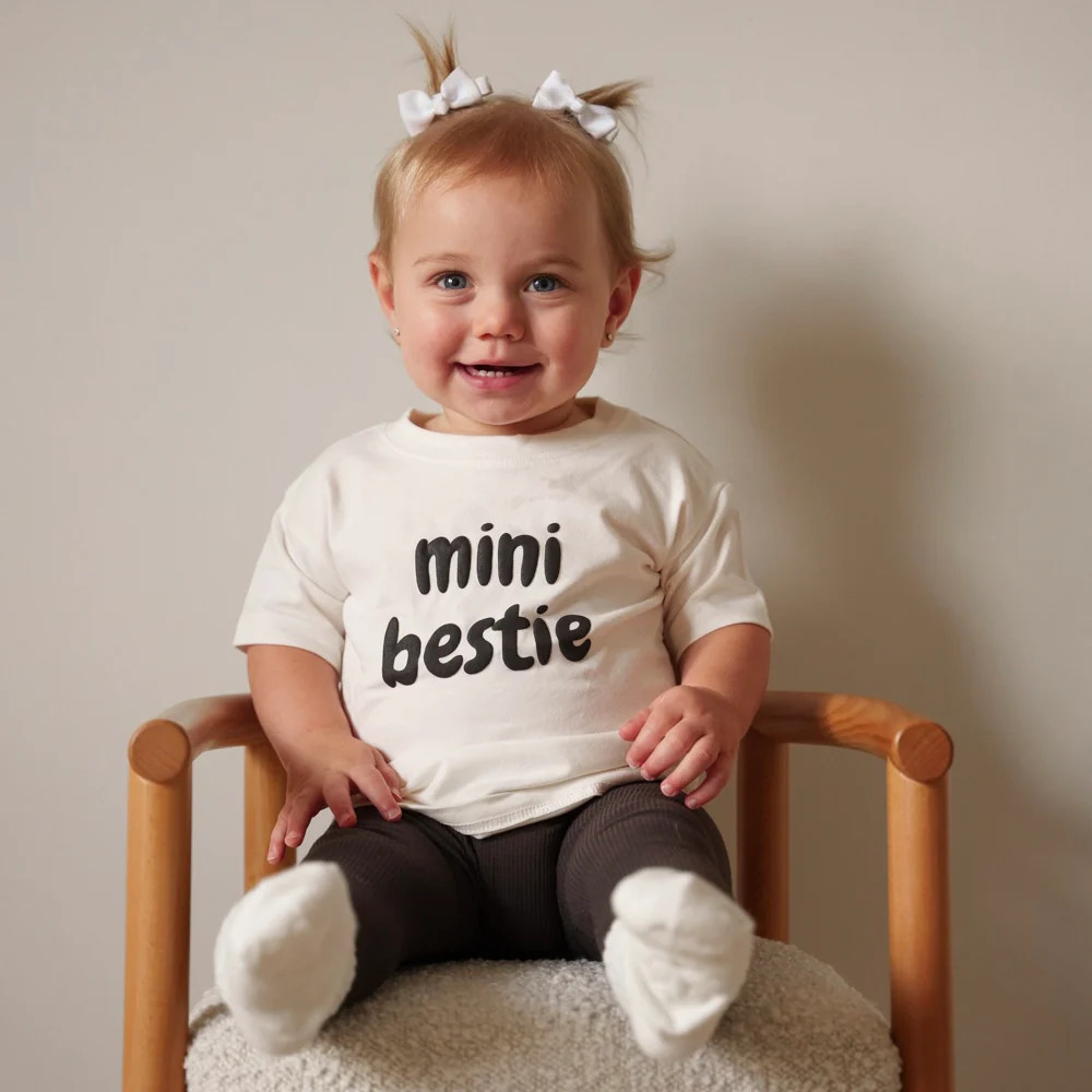Mini Bestie T-Shirt | Atlas Grey