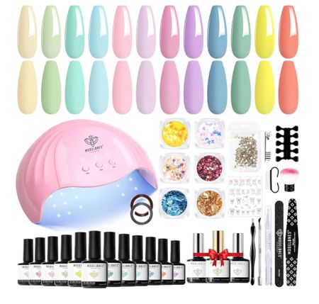 Best nail kit!! Has lots of other color options to choose from! 😍