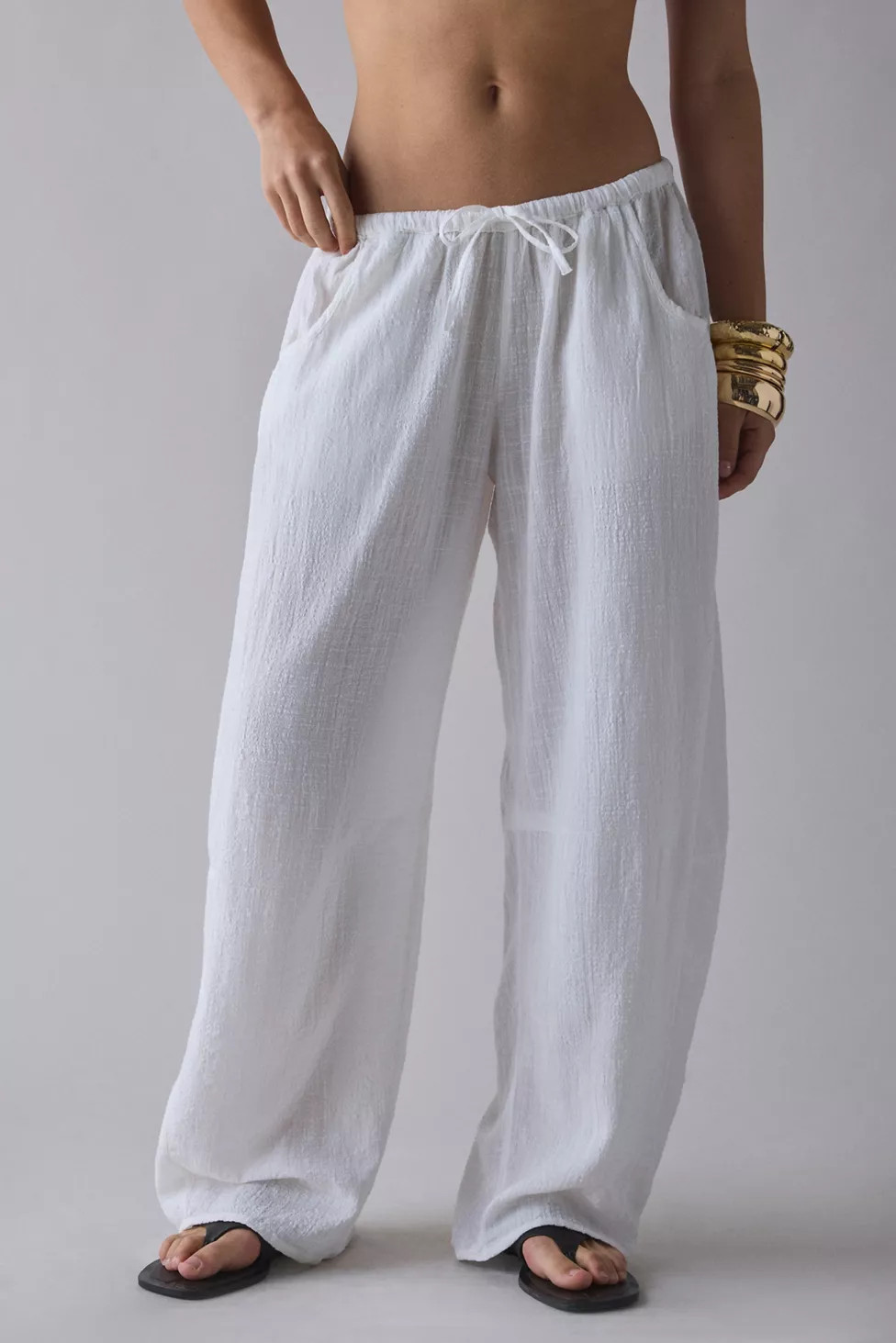 Out From Under Golden Hour Low-Rise Barrel Leg Pant | Urban Outfitters (US and RoW)