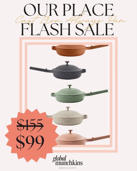 Our place Black Friday deals! Every day they have a new flash deal! Today is my favorite cast iron always pan! These are the best cookware and you can’t beat these prices!

#LTKhome #LTKsalealert #LTKHoliday