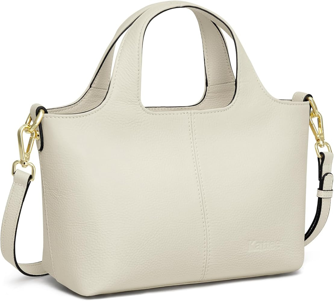 Kattee Genuine Leather Purses and Handbags for Women Crossbody Shoulder Tote Bag Soft Satchel Top... | Amazon (US)